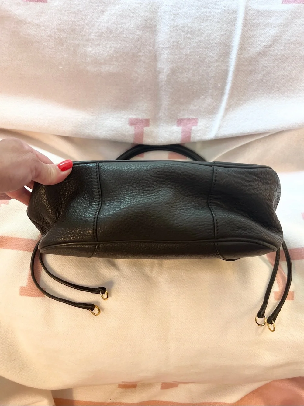 Prada Vintage lock and key bag! RARE! Black Leather Tote⭐️ Offers welcome!